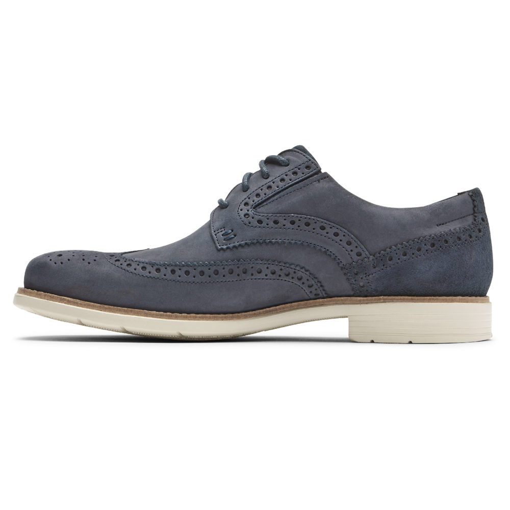 Rockport Mens Sneakers Blue - Total Motion Classic Dress Wingtip - UK 975-UXGDSJ